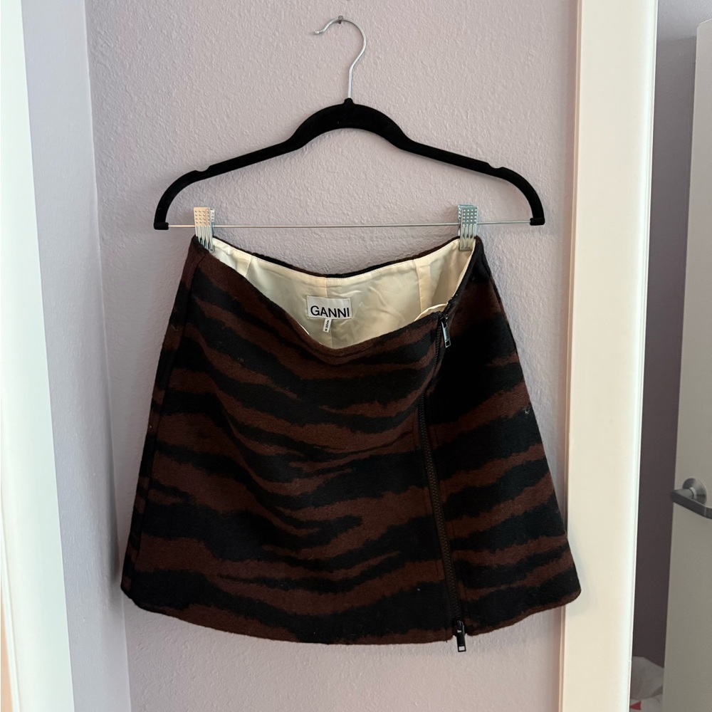 Ganni Tiger Mini Skirt